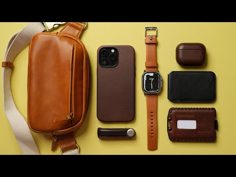 My FAVORITE Leather EDC Accessories 2023!