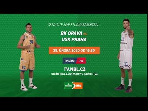 STUDIO BASKETBAL: BK OPAVA vs USK PRAHA (SOBOTA 16:30)
