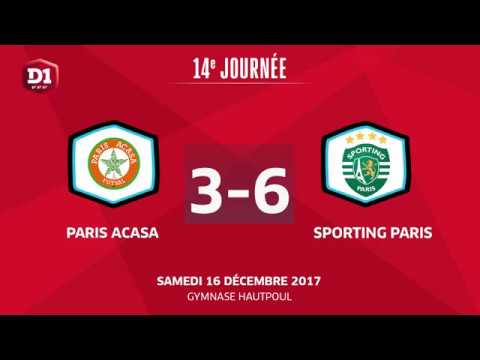 Paris ACASA - Sporting Paris 16-12-17