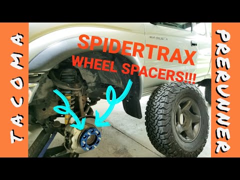 SPIDERTRAX WHEEL SPACERS WHS007 | How To On A 1st Gen Toyota Tacoma!!