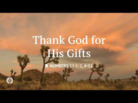 Thank God for His Gifts | Audio Reading | Our Daily Bread Devotional | January 11, 2026
