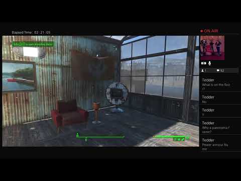 Fallout 4 - survival mode live stream episode 63 pt2  finish building a settlement