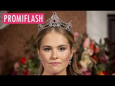 Prinzessin Amalia begeistert in Tiara aus ihrer Kindheit