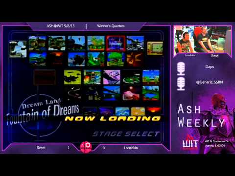 Melee Winner's Semis ASH@WIT 5/8/15 - Sveet (Fox, Falco) vs Looshkin (Ganon)
