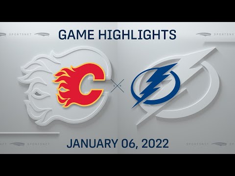 NHL Highlights | Flames vs. Lightning - Jan. 6, 2022