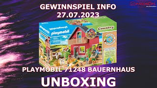 Playmobil 71248 Bauernhaus und Gewinnspiel | Unboxing Video | Mandrops AG #mandrops #playmobil