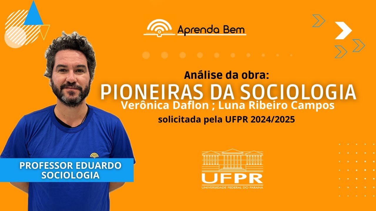 PIONEIRAS DA SOCIOLOGIA | Obra de SOCIOLOGIA para UFPR