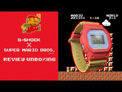 G-Shock X Super Mario Bros Review/Unboxing
