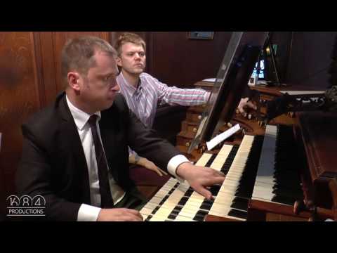 Saint-Sulpice organ, Vincent Warnier plays Durufle Prelude & Fugue on ALAIN (15 June 2014)