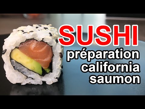 Comment faire Maki California Saumon, la méthode par chef japonais
