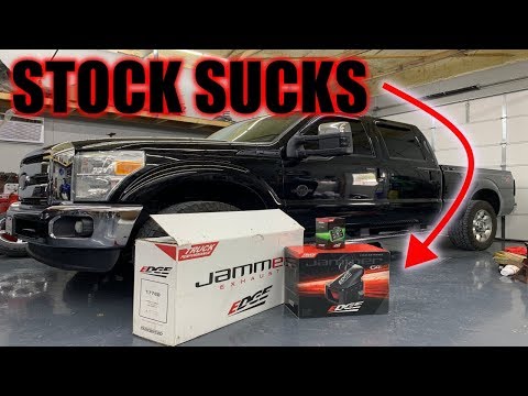 Stock sucks! Installing the Edge Products Stage II kit on the Ford F250!