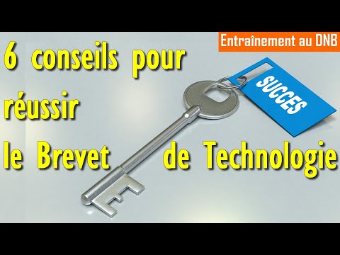 6 conseils pour réussir le Brevet de Technologie