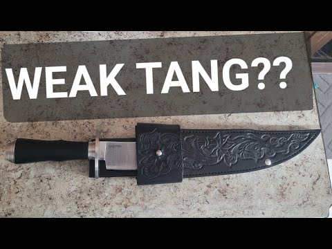 NATCHEZ BOWIE KNIFE COLD STEEL REVIEW!! @csknives @Wilhite-Works 