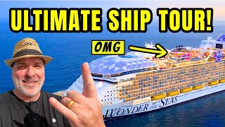 Wonder Of The Seas Full Ship Tour | Deck by Deck Walkthrough