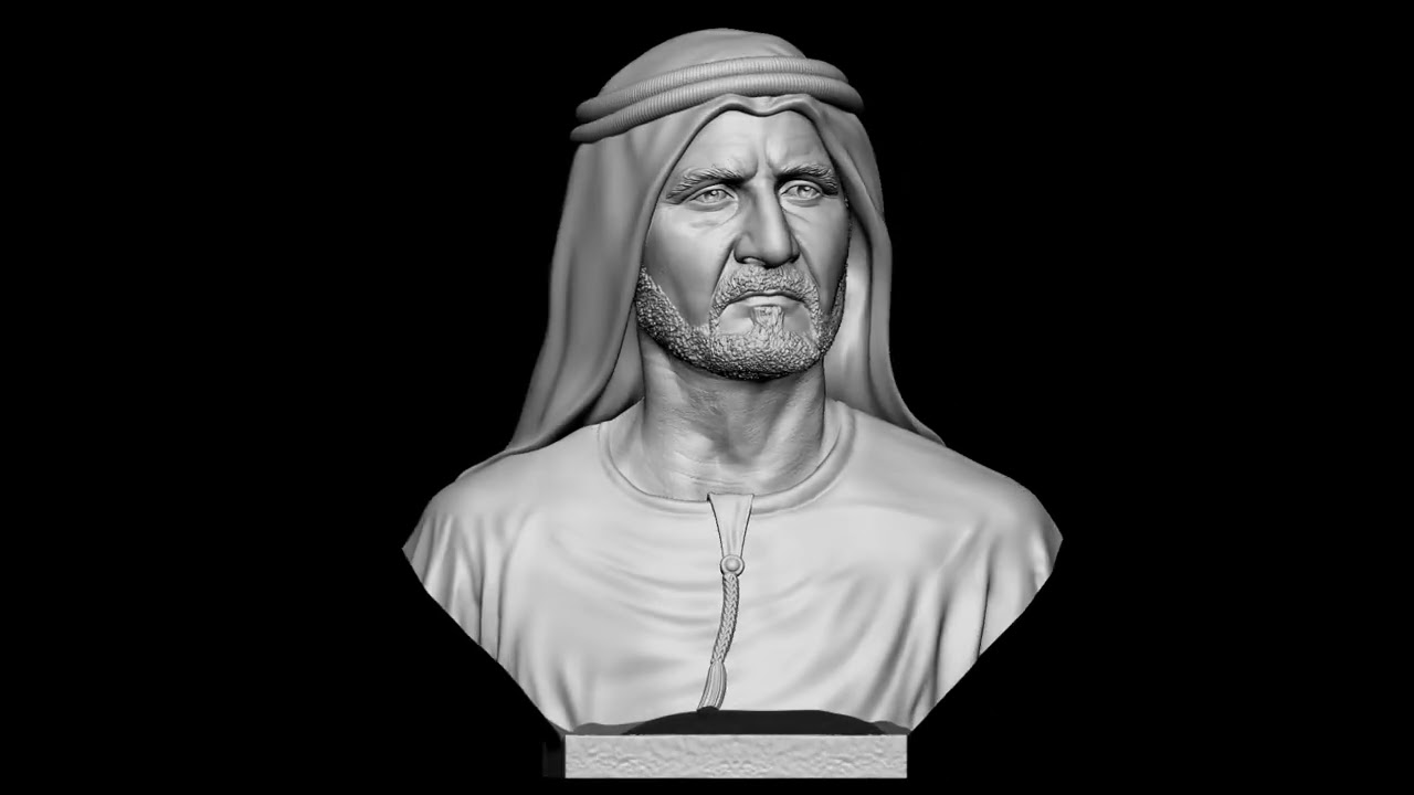 Sheikh Mohammed bin Rashid Al Maktoum 3D Print Model