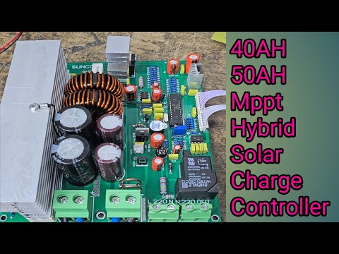 40A & 50A Mppt hybrid solar charge controller