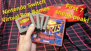 First look at the Nintendo switch Virtual Boy launch games