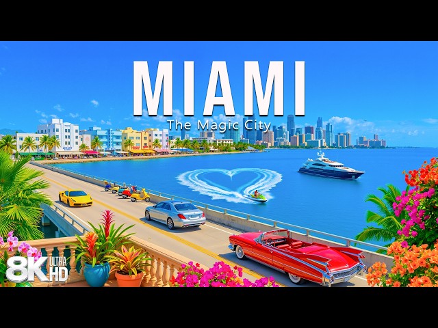 [8K] Miami 2026 🇺🇸 Pristine Shores, Iconic Beaches & Majestic Ocean Views SDDEFAULT Thumbnail