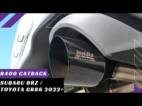 Invidia R400 Catback Exhaust - Subaru BRZ / Toyota GR86 2022+