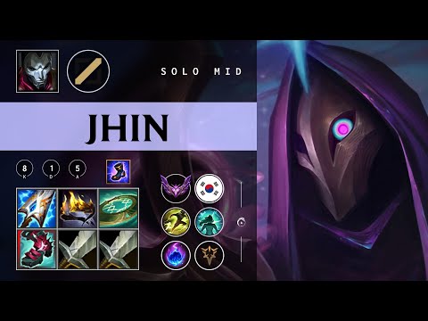 Jhin Mid vs Twisted Fate - KR Master Patch 26.01