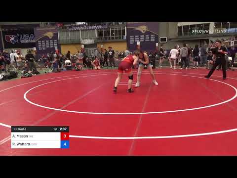 65 Kg Rr Rnd 2 - Alioz Mason, The Factory Wrestling Club Vs Rachel Watters, Iowa 0458