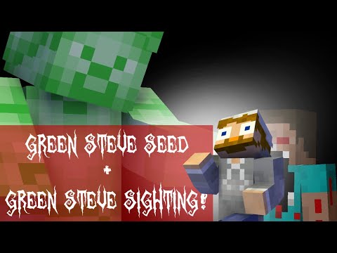 Green Steve Seed + Green Steve Sighting! 1.16.4 MINECRAFT So Scary and Terrible!