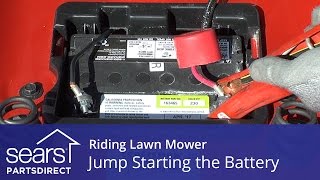 Jump Starting a Riding Lawn Mower