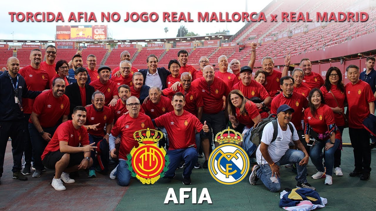 TORCIDA AFIA NO JOGO REAL MALLORCA x REAL MADRID