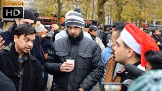 **A Must Watch!!**Do Atheists have a brain? Mansur vs Atheist | Speakers Corner | Hyde Park