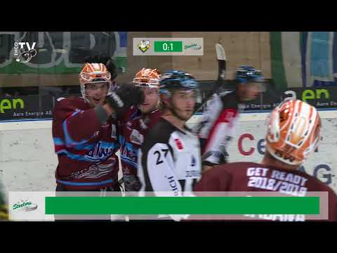 9.9.2018: Testspiel EHC Olten vs. Bietigheim Steelers (DE) 1:2