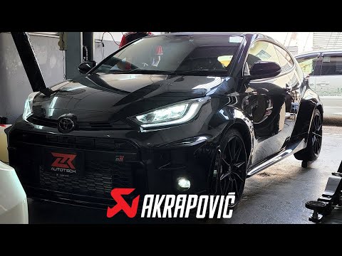 TOYOTA GR YARIS AKRAPOVIC EXHAUST | SOUND TEST