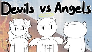 Devils Vs Angels w/ Jaiden Animations &amp; TheOdd1sOut