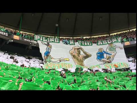 Green Brigade Piling on the Agony Display | Celtic vs Rangers