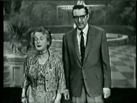 Steve Allen performs with his mother Circa 1956