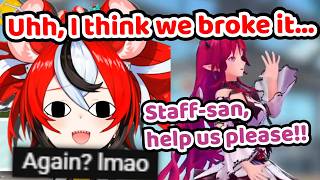 Bae and Irys Got TOO EXCITED and Kinda Broke Hololive's Equipment TWICE