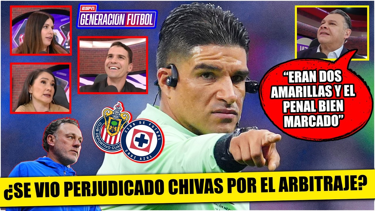 CRUZ AZUL vs CHIVAS Sergio Dipp sentenció: Me pareció fue un ARBITRAJE LOCALISTA | Generación F