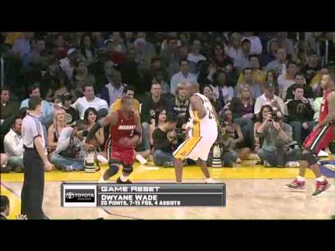 Dwyane Wade Highlights - Heat @ Lakers - Jan. 11, 2009 - 27pts