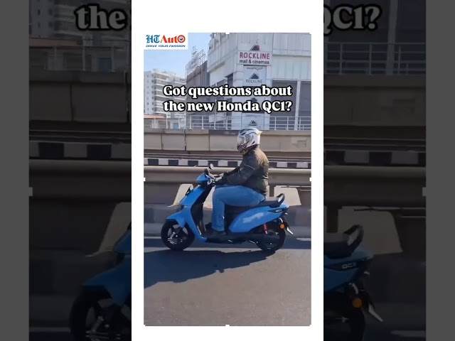 We&#39;re riding the new Honda QC1, the two-wheeler maker’s maiden e-scooter for India.Got any question?