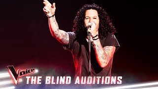 The Blind Auditions: Lee Harding sings &#39;Killing In The Name&#39; | The Voice Australia 2019