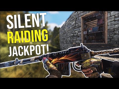RUST SILENT RAID GIVES JACKPOT SCRAP PROFIT FROM RICH NEIGHBOUR'S - Rust Survival Gameplay (S10-E6)