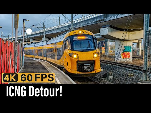Train Cab Ride NL / ICNG Detour / Watergraafsmeer - Amsterdam ArenA - Rotterdam / ICNG / March 2025