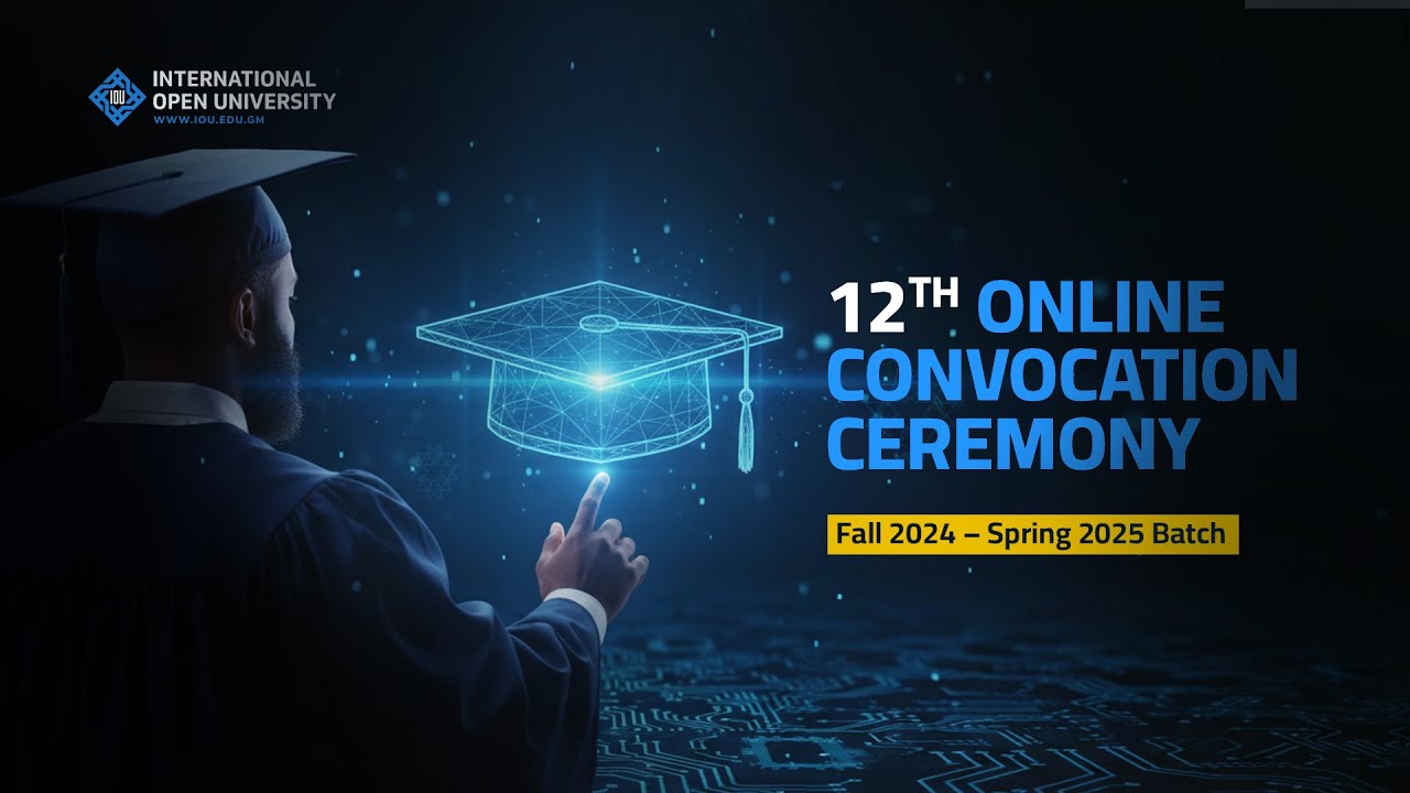12th IOU Online Convocation Ceremony