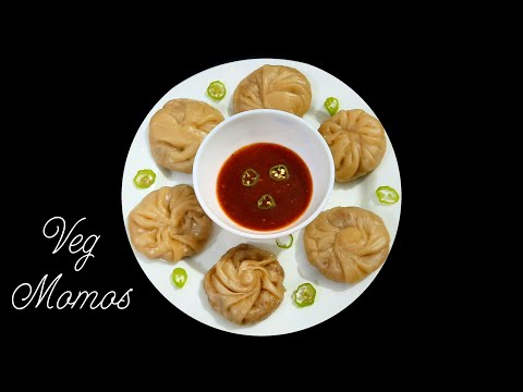 Momos Recipe : How to Make Veg Momos | Dim Sum | Steamed Vegetable Dumplings | Easy Veg Momos Recipe