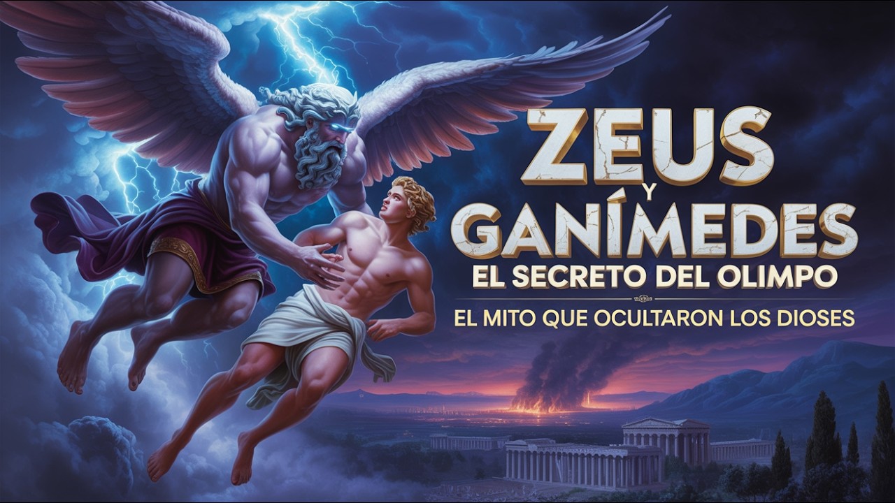 ZEUS y GANÍMEDES: El Mito Prohibido del Olimpo | Historia Completa de la Mitología Griega
