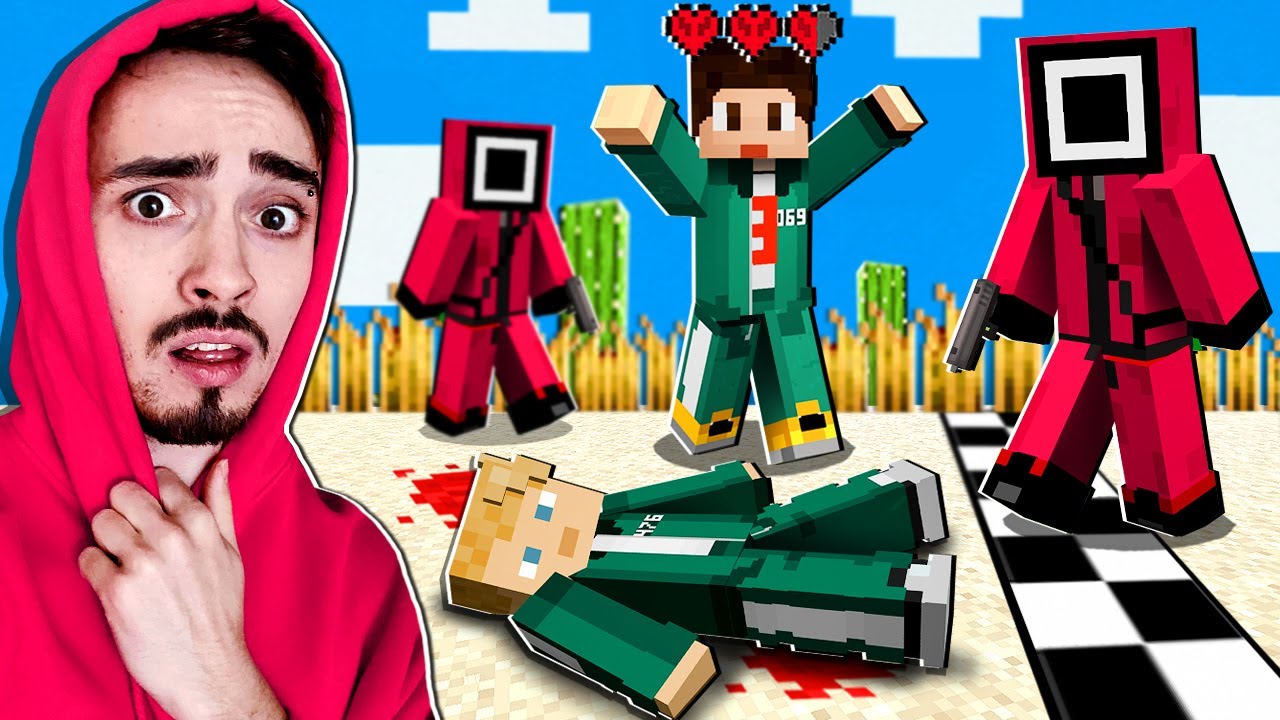 ПЕРВАЯ ИГРА В КАЛЬМАРА В МАЙНКРАФТ!