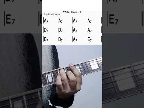 12 Bar Blues Comping style 1 #Shorts
