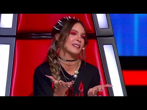 Belinda Hablando Italiano en La Voz