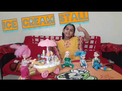Ice cream stall Game/part 1/  #Laasya The Joy #toy
