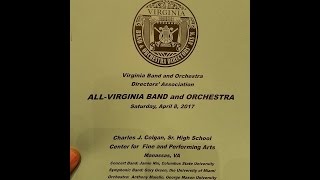 2017 All Virginia State Concert Band performing- "Gallop"