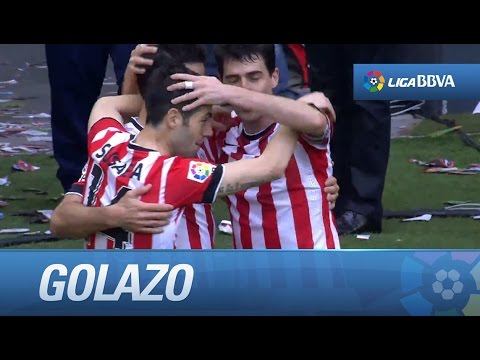 Golazo de Aduriz (4-0) en el Athletic Club - Villarreal CF
